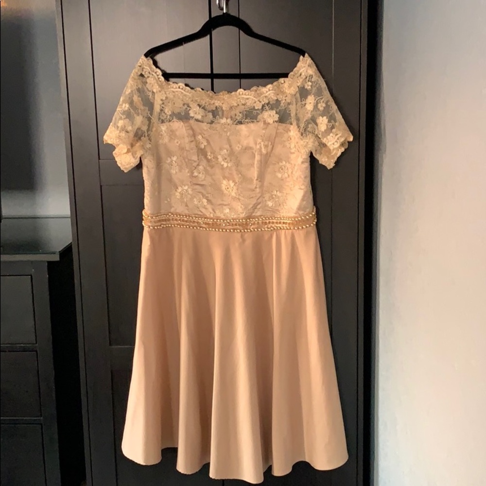Beige and nude Cocktail dress
